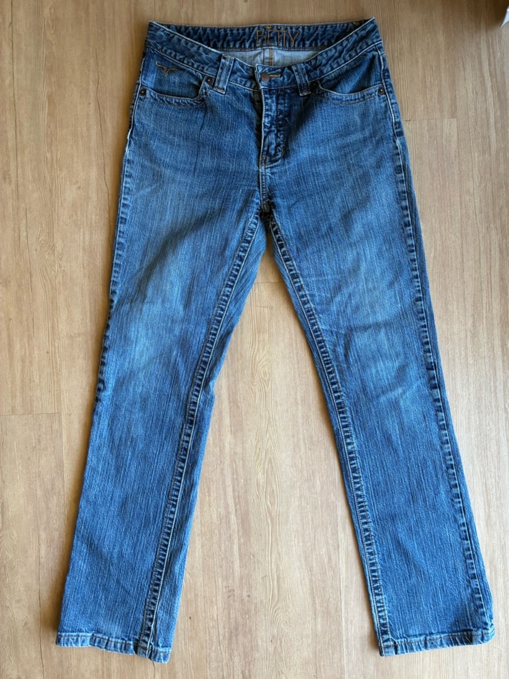 Kimes Ranch Betty Women's Straight-Leg Jeans in Indigo Blue size 10